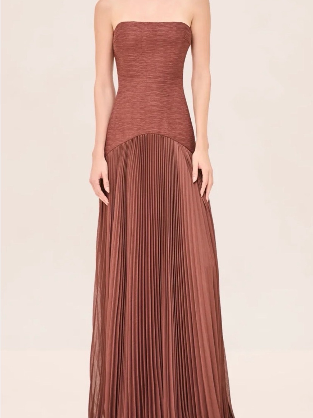 ALEXIS SUNNIVA DRESS BROWN